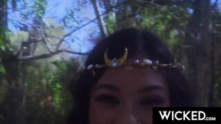 NAUGHTY - Brunette hair Nymphs Liz Jordan & Xxlayna Marie Eat Snatch Then Ride Dong