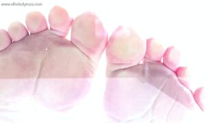 Feet on glass table pov footfetish footworship