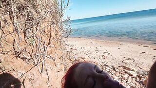 I saw Marta on the beach and jerked off, and that babe sucked me off