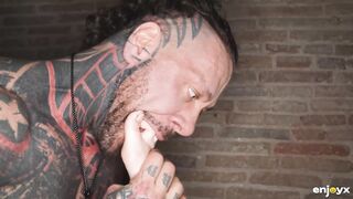 Inked boyfriend wrecks Catherine Knight with non-stop hard pounding