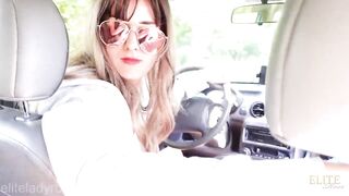 Driving backwards in the woods defiance