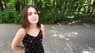 Walk In The Woods With Lush Ended With Cuming On Her Face And Hair