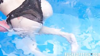 Holidays pool Helen Star undressed romance