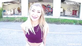Mamacitaz - Blond Girl Vyvan Hill Shows Off Her Rod Riding Skills Outdoor