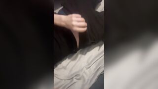 Goth hunk masturbation