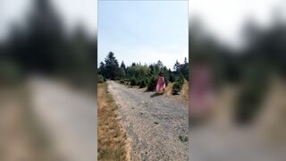 Enjoying my morning by taking a short walk then I had to pee