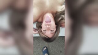 Sucking his shlong upside down