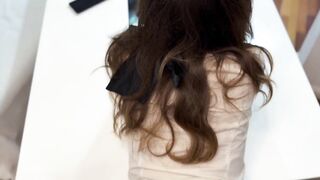 My eighteen Year Old Sinless and Submissive Secretary Sucks Me Off For a Raise - Amateur