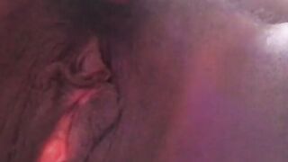 EBONY PLUMP BLACK FINGERING HERSELF