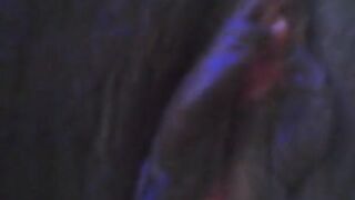 EBONY PLUMP BLACK FINGERING HERSELF