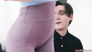 Adira Allure finds her looking at her camel toe.The golden-haired mother i'd like to fuck lets him touch her shaggy snatch.The dude sucks his stepmoms large boobs in advance of banging her