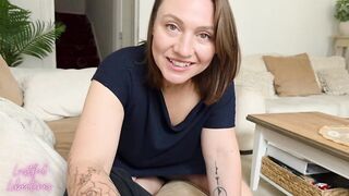 Guys night in with Stepmom - Bushy British mother I'd like to fuck