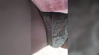 Step sister showing her chubby cunt to her step brother on clip call
