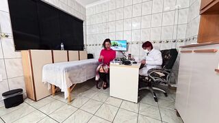 Anal Exam Involving the Insertion of a Plug and Anal Sex to Retain Sperm Inside.