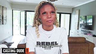 This BREASTY BLACK TEEN wanted a journey to the US bad… leaving her BOYFRIEND behind for it was a no brainer