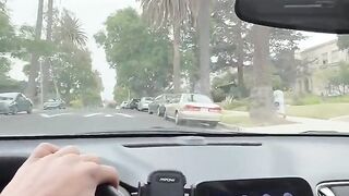 Black Car Ride Home with Stranger