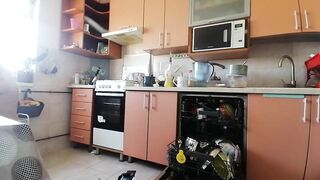 Hot Stepmom Makes Breakfast, Curly Cunt, Large Bazookas