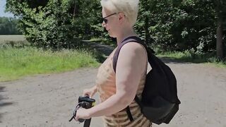 Frivolous on the Road with the Scooter