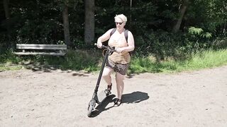 Frivolous on the Road with the Scooter
