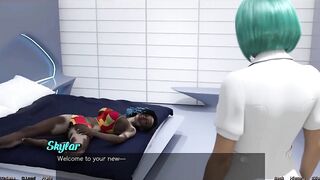 Stranded in Space - Hawt Ebony Chicks in My Daybed