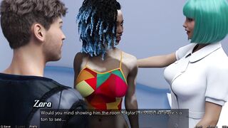Stranded in Space - Hawt Ebony Chicks in My Daybed