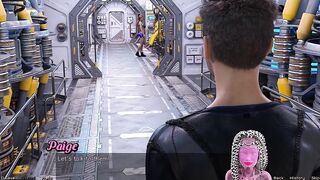 Stranded in Space - Small Brunette hair & Large Breasts Red Head Desires a Anal 3some