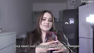 Porn Story - This babe Was Exposed Playing with the Seller Whilst the Customers Were Walking by (russian, Light Femdom, Exposed in Public)