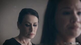 1st wife Reagan Foxx prepares breasty Alison Rey for her spouse and is ordered to stay.The large breasts mother i'd like to fuck sucks his jock and is licked by the brunette hair