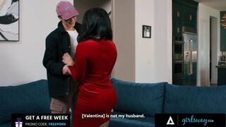 GIRLSWAY - Lonely Housewife Valentina Nappi Has Secret Lesbo Affair With Tiny Katrina Colt