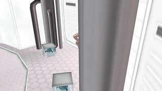 Athletic Dude Pounds Hung Buddy Standing Then Table Screw CG Homosexual Comics