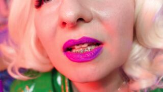 ASMR not fast lipstick tease