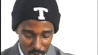 Slim ebony chick with a great butt can handle 2 jocks at the same time