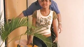 Sexy latin babe teen enjoys large dick
