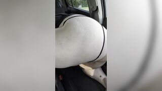 big beautiful woman gets loud banging herself from behind and squirting for u