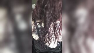 big beautiful woman gets loud banging herself from behind and squirting for u