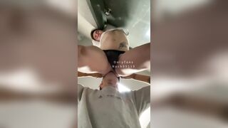 Latino twink anal drilling bubble ass of blond hunk cruising