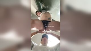 Latino twink anal drilling bubble ass of blond hunk cruising