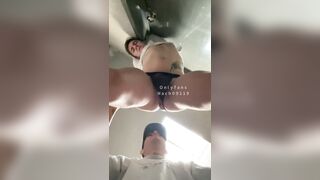 Latino twink anal drilling bubble ass of blond hunk cruising