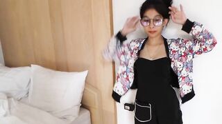 JohnTronX - Tattooed Oriental hottie with a large booty fucked raw