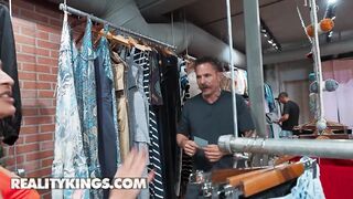 REALITY KINGS - Breasty Cece Sweetdreams Risks It All By Sucking And Screwing Scott Nails In The Midst Of The Store