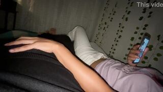 POV: Stepdaughter seduces her fresh stepfather and ends up having sex at home! It's become a habit!