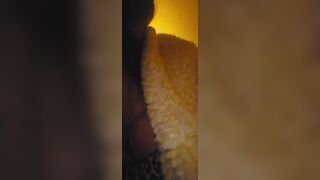 Married golden-haired sucks a rod at a club and her spouse doesn't even notice.