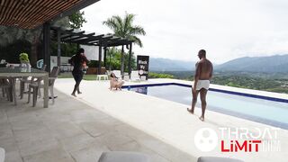 Maria Mendez Takes Coarse BBC Anal in an Outdoor 3some
