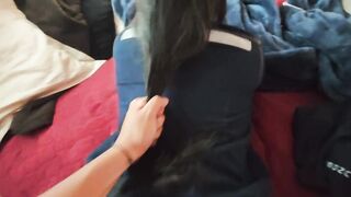Don't tell my spouse please! This large booty mechanic and I've sex after work