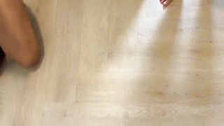 2 real sisters fighting over a giant knob - POV