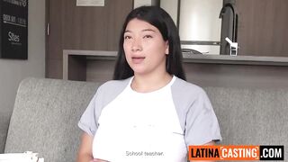 I taught this mother I'd like to fuck LATIN CHICK teacher a lesson... that I award biggest tits with a EJACULATION