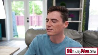 Hawt teen drank large wang so sexy chick enjoyed hardcore cunt screwing