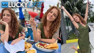 Redhead Lumi Ray Gives A Blow job After A Date