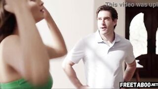 Breasty Blond Gets In nature's garb & Tricked Her Ac Repairman Into Having Sex - Full Movie scene On FreeTaboo.Net