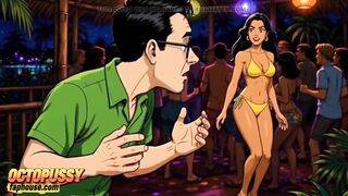Jealous Wife Had Mad Sex in the Jungle. Wife Publicly Sucks a Large Ebony Wang and Screws
